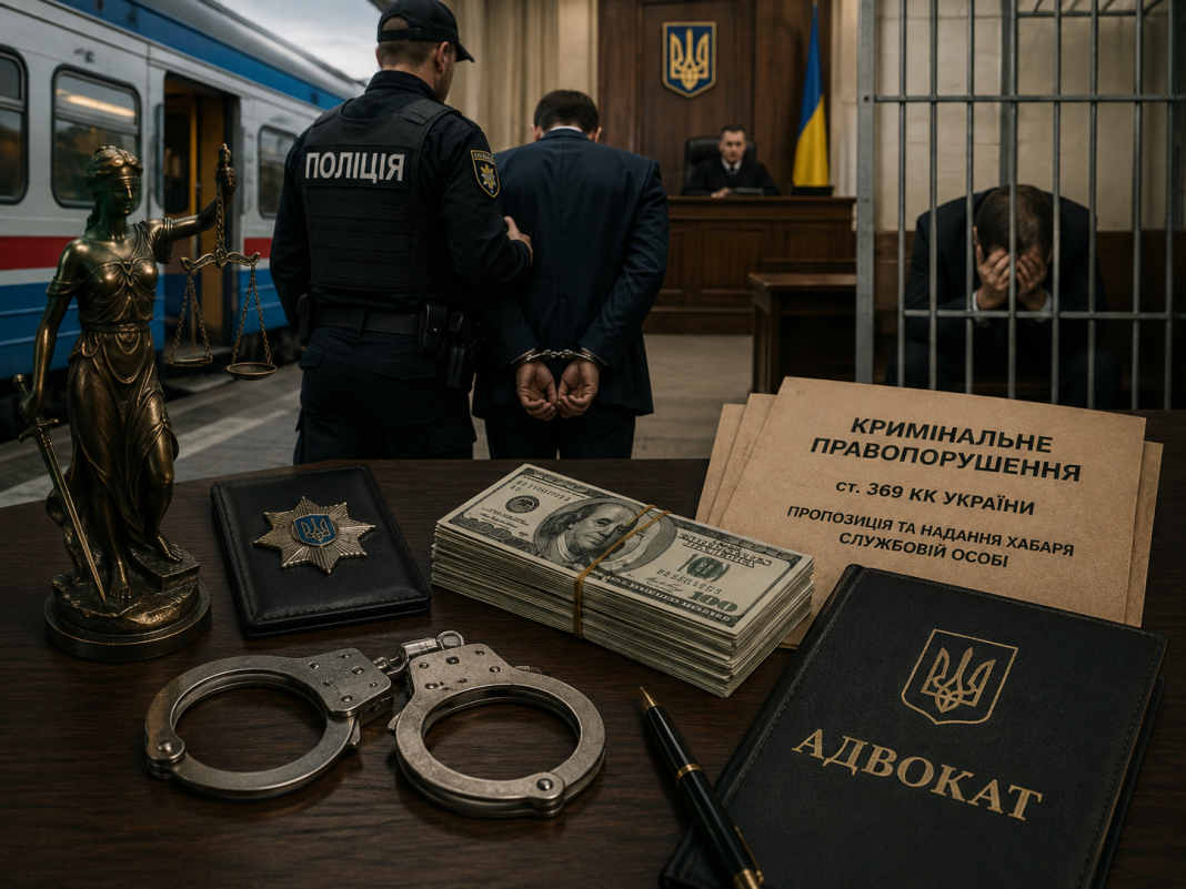 Оголений сором адвокатури: у Харкові юрист погорів на хабарі поліції за замяття скандалу з ексгібіціонізмом в електричці