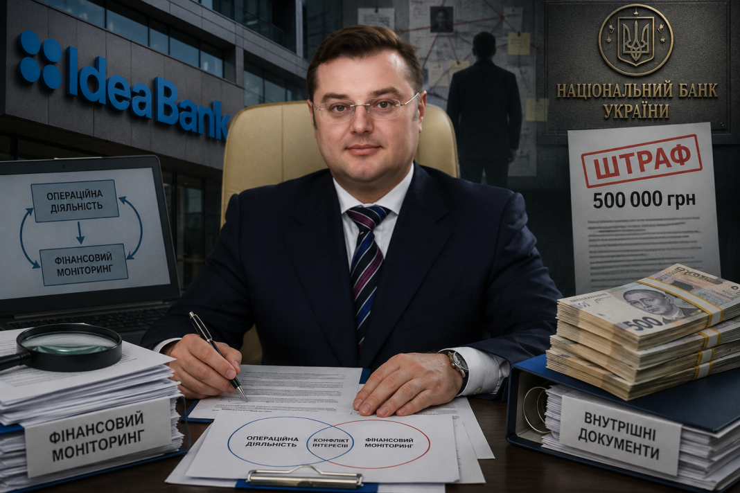 Конфлікт інтересів як банківська норма: як топменеджер Олег Луценко поєднав бізнес-операції та фінмоніторинг в «Ідея Банку»