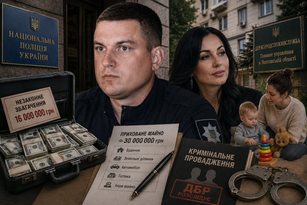 Мільйонні статки «бідного» копа та няня за держкошт: як полтавські високопосадовці Балашов та Аранчій збудували сімейну корупційну імперію