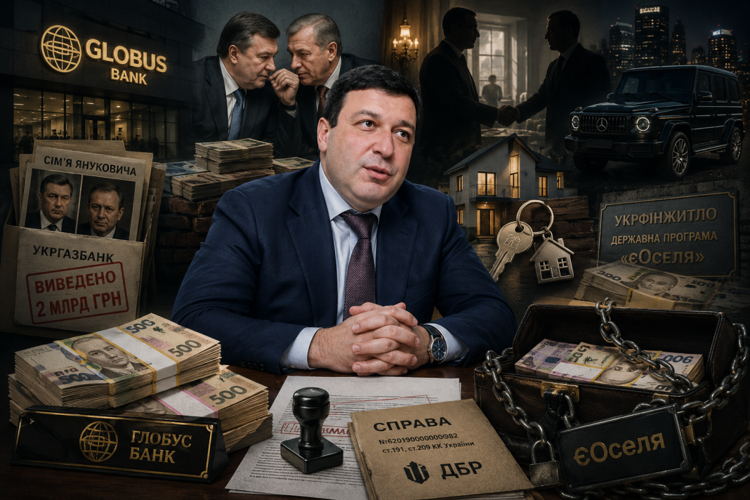 Від корупційних схем «сім’ї» Януковича до дерибану «єОселі»: як касир Арбузова та Курченка Сергій Мамедов освоює мільярди через «Глобус Банк»