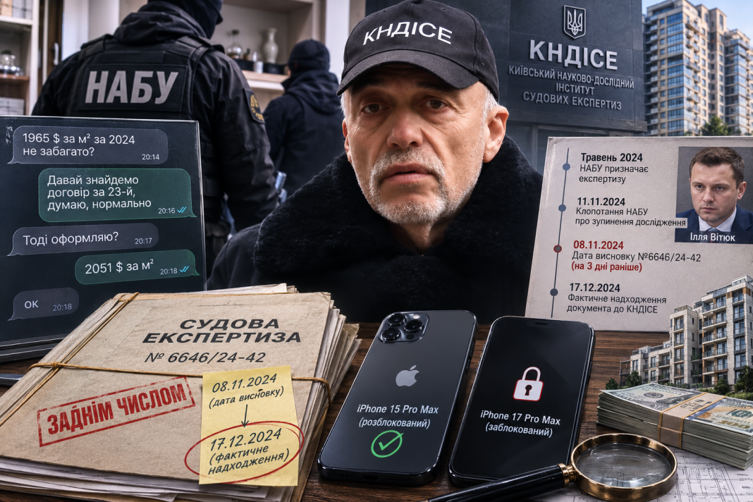 Розблокований iPhone та папери «заднім числом»: НАБУ прийшло з обшуками до ексглави КНДІСЕ Олександра Рувіна у справі Вітюка