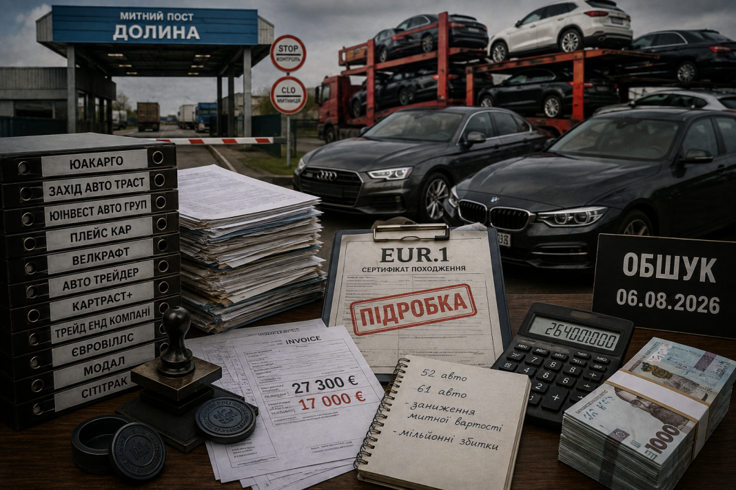 корупція, митний пост Долина, автосхема, EUR.1, Любомльський суд, Юакарго, Захід Авто Траст, Плейс Кар, заниження митної вартості, сірий імпорт авто, рівненська автомафія