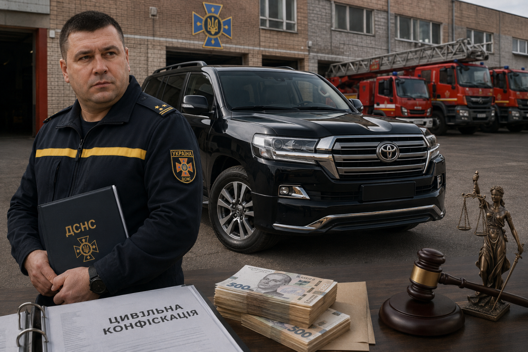 Елітний позашляховик на маму: ВАКС готується конфіскувати активи харківського підполковника ДСНС Віталія Різника