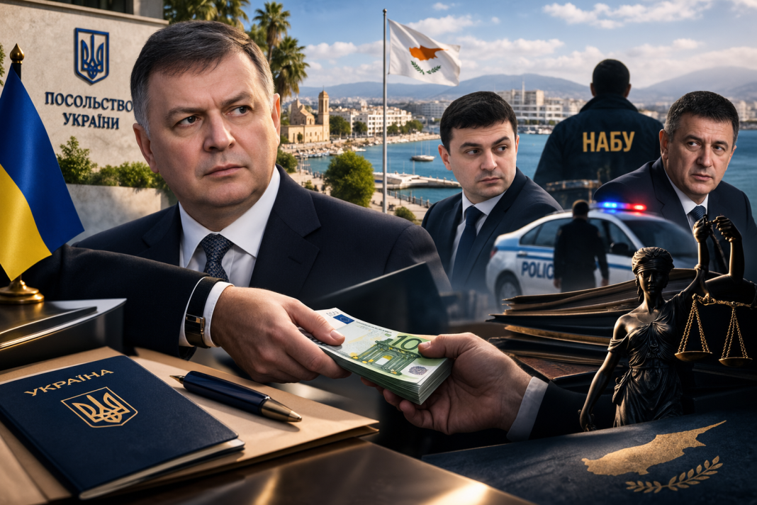 Корупційний скандал на Кіпрі: чому МЗС і НАБУ роблять вид, що не помічають хабаря для дипломата від Злочевського