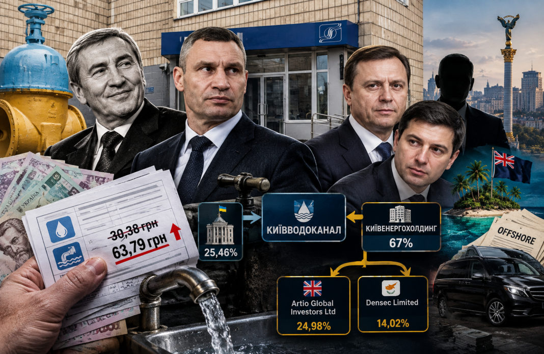 Привид Черновецького та клан Льовочкіна в комунальних платіжках: хто заробляє на дворазовому підвищенні тарифів «Київводоканалу»