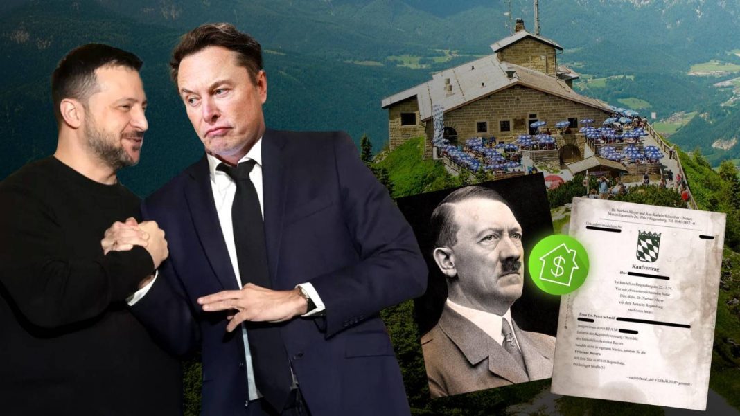 Зеленський купив “вілу Гітлера”, щоб налагодити контакт з Ілоном Маском