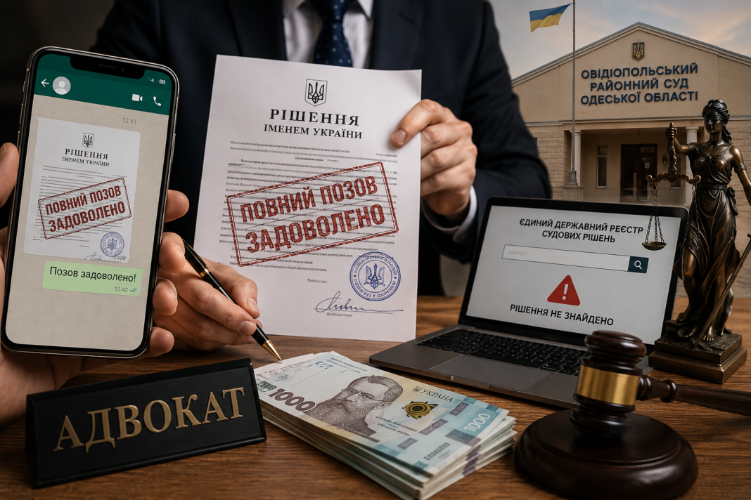 Афера під мантією та фейковий вирок: В Одесі адвокат-шахрай підробив рішення суду, щоб здерти з клієнта 85 тисяч гривень