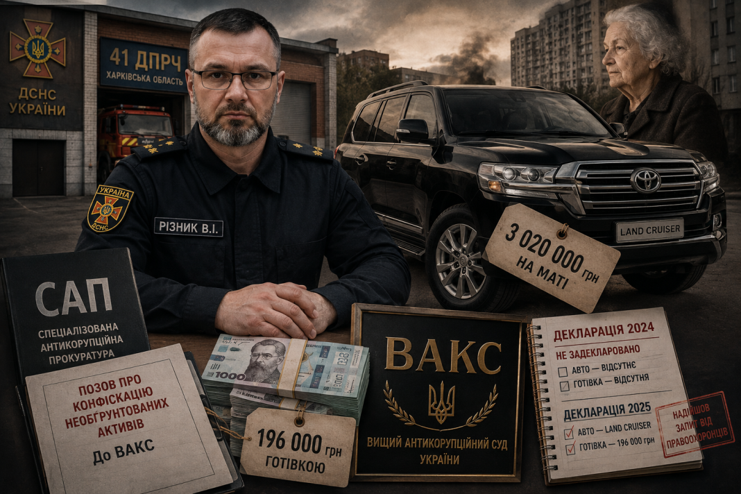 Елітний Cruiser для «бідної» мами: Як підполковник ДСНС Віталій Різник погорів на статках на 3,2 мільйони