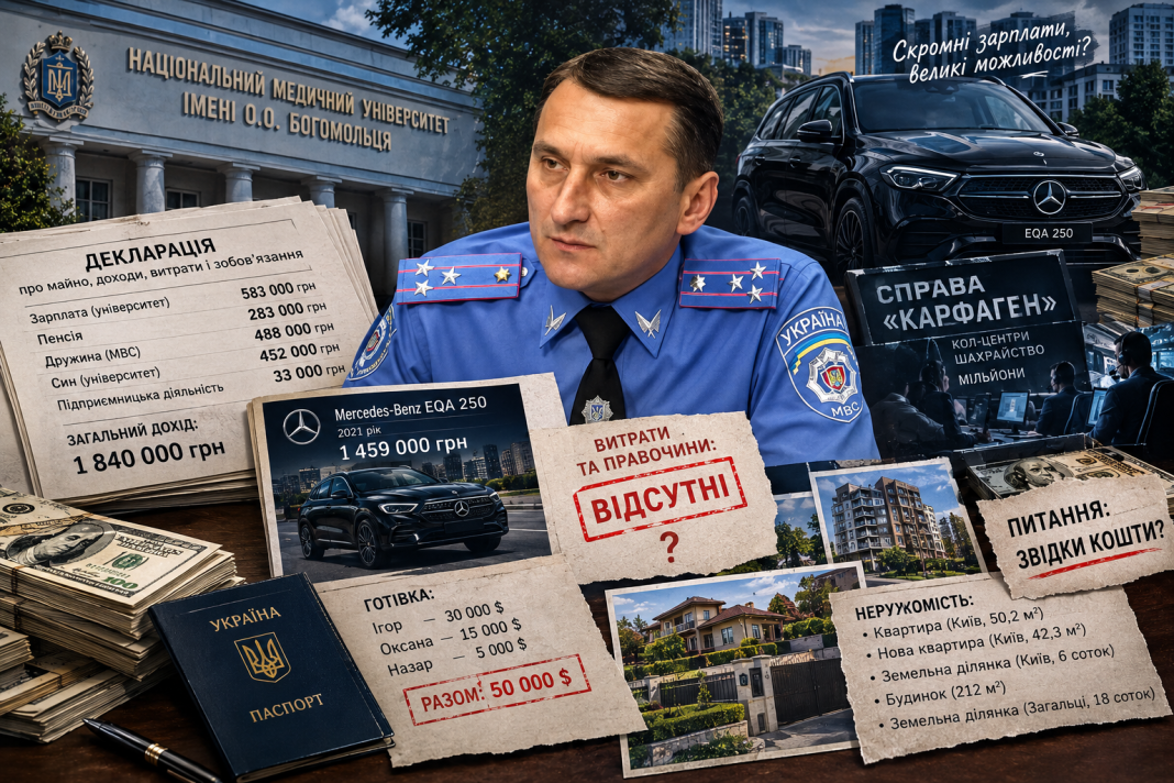 Електрокар за 1,5 мільйона під час війни: заступник ректора університету Богомольця Ігор Драпей «засвітив» майно сина-колеги