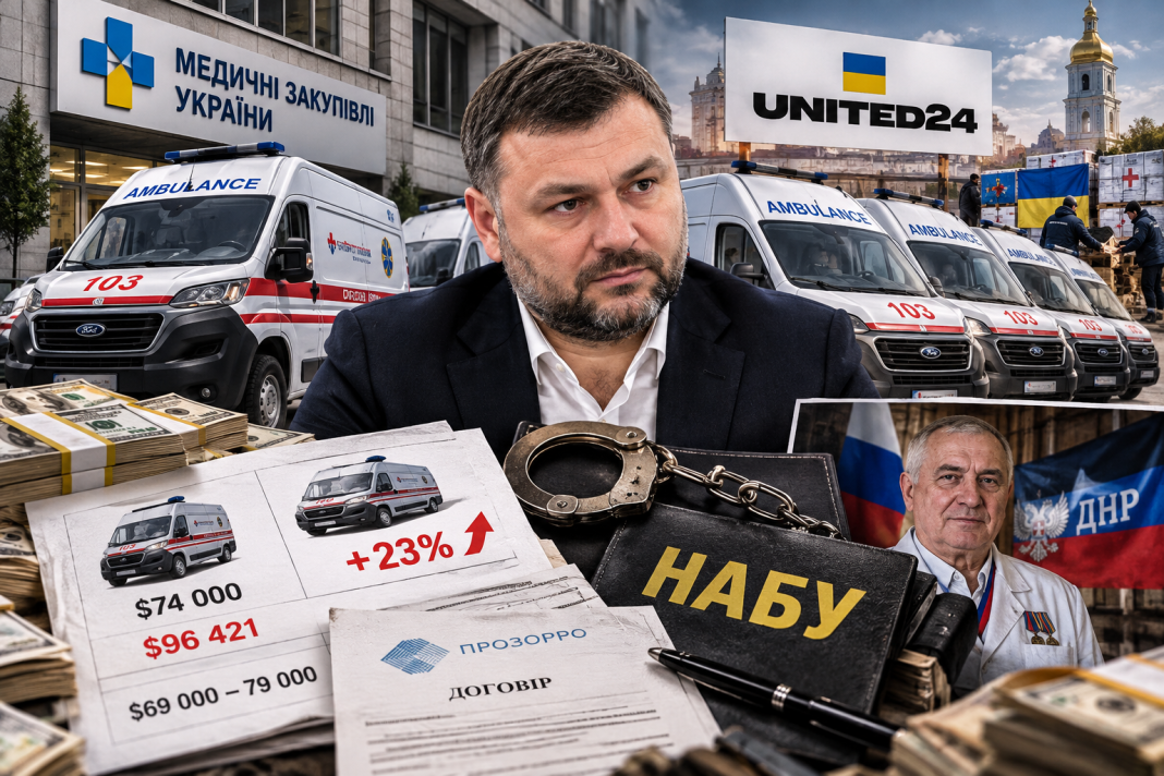 «Золоті» реанімобілі на крові та донатах: як одіозний Герман Фісталь під час війни підняв доларові ціни на швидкі для «МЗУ» на чверть
