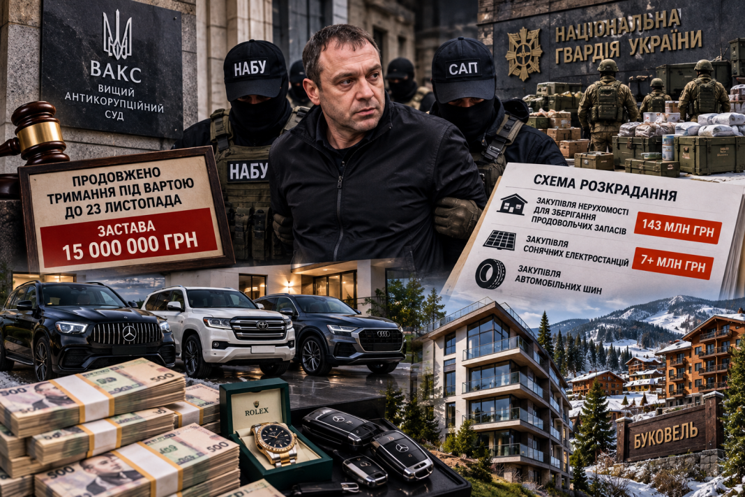 Мільйонні розкрадання на армії: ВАКС залишив за ґратами експосадовця Нацгвардії Модлінського, урізавши йому заставу