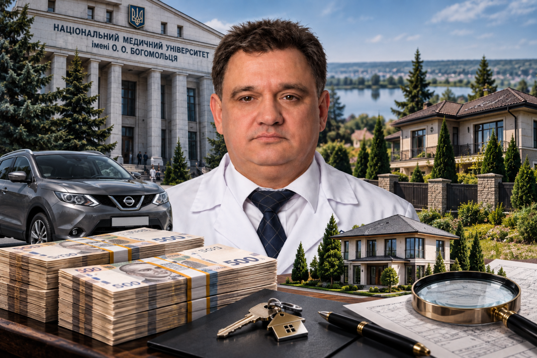 Нерухомість на мільйони за копійки: перший проректор медуніверситету Богомольця Олександр Науменко обсміяв ринкові ціни під Києвом