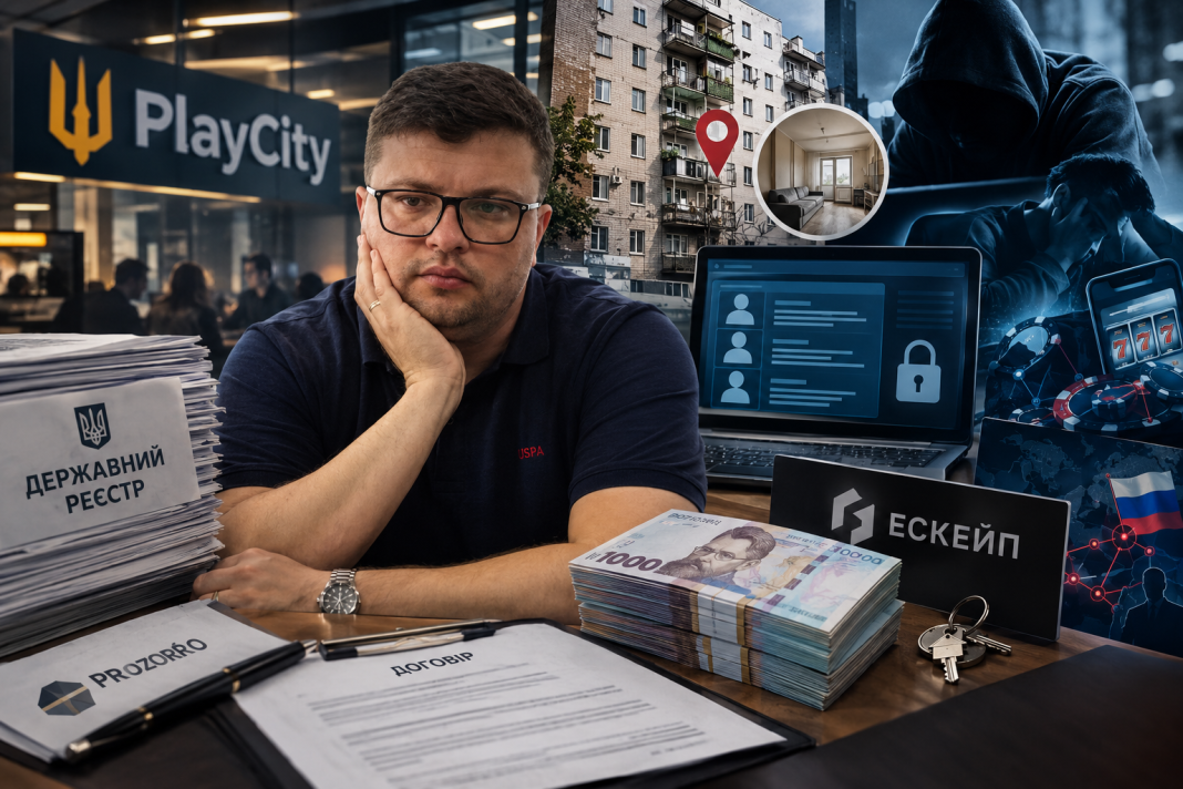 Реєстр лудоманів у квартирі з кримінальним шлейфом: як державна PlayCity довірила базу даних підозрілій фірмі