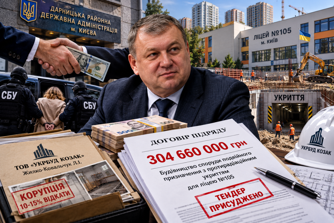 304 мільйони на укриття для ліцею: компанія Леоніда Жилка-Ковальчука отримала новий підряд попри корупційне минуле
