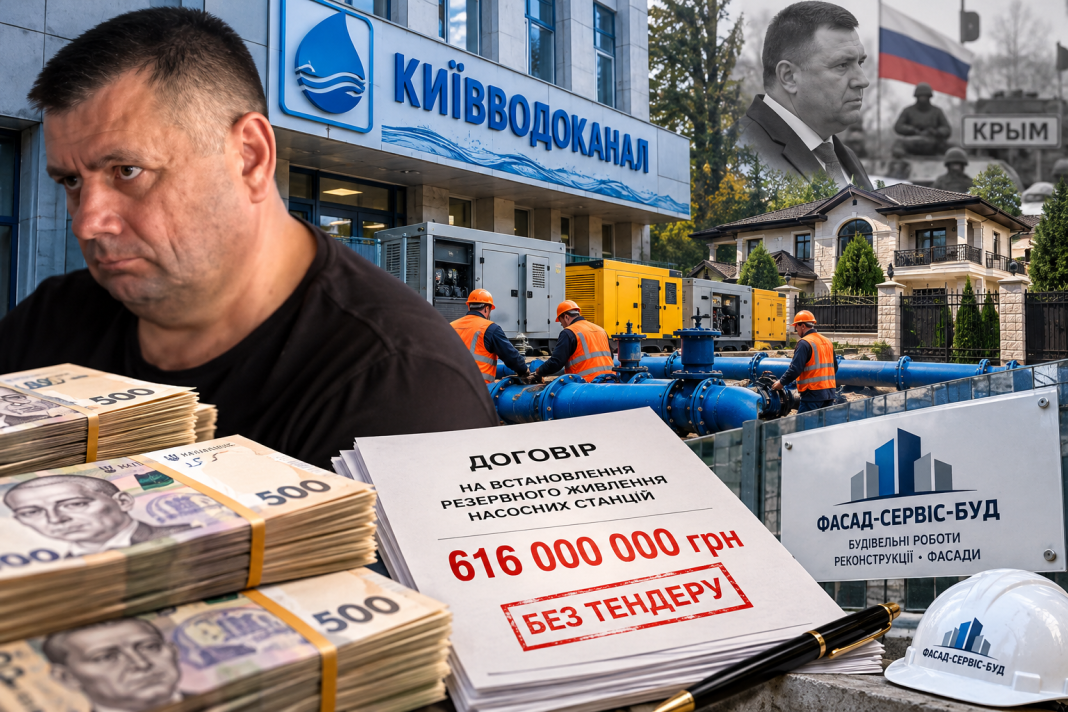 616 мільйонів без тендеру для мийника вікон: як «Київводоканал» збагачує фірму засудженого за сепаратизм колаборанта Кізіменка