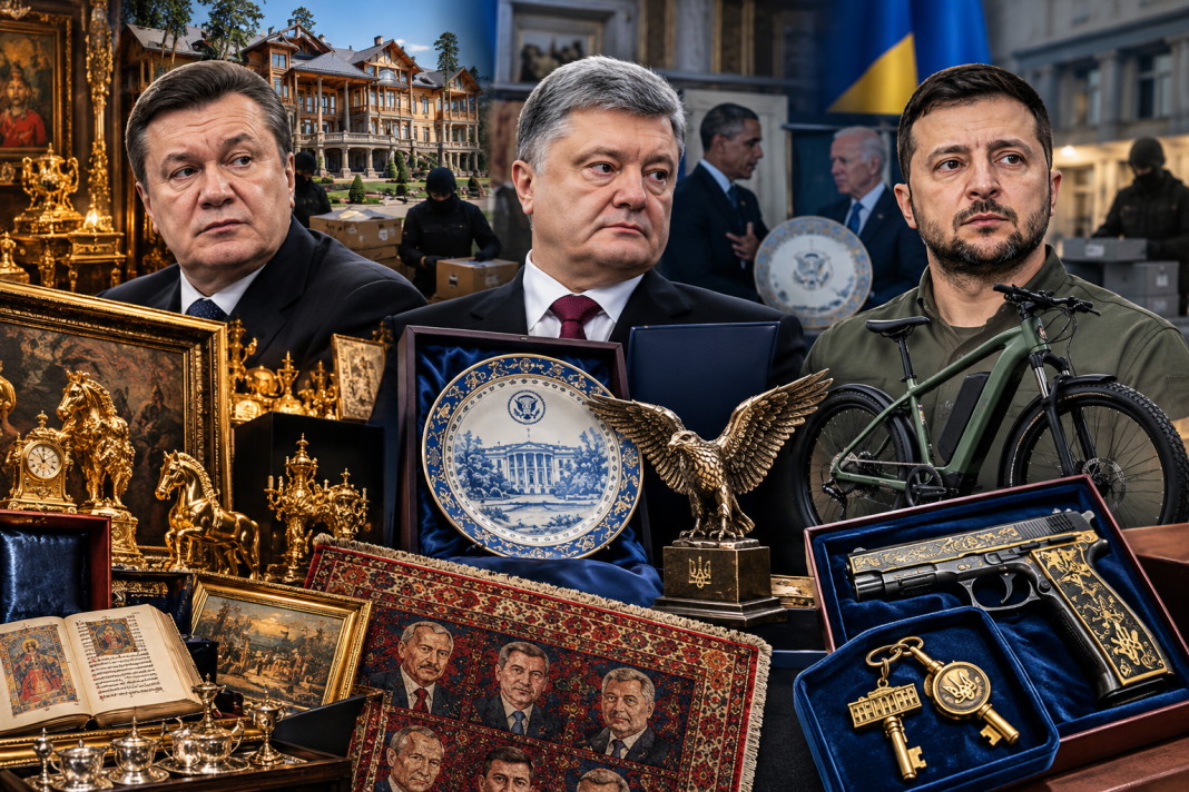 Золоті батони, таємні кіоски та зниклі колекції: як українські президенти десятиліттями легалізували «елітні хабарі» під виглядом державних подарунків